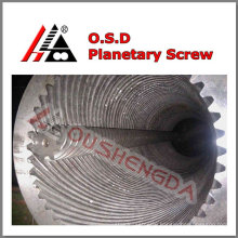 1200kg/h output planet screw barrel for pvc sheet extrusion